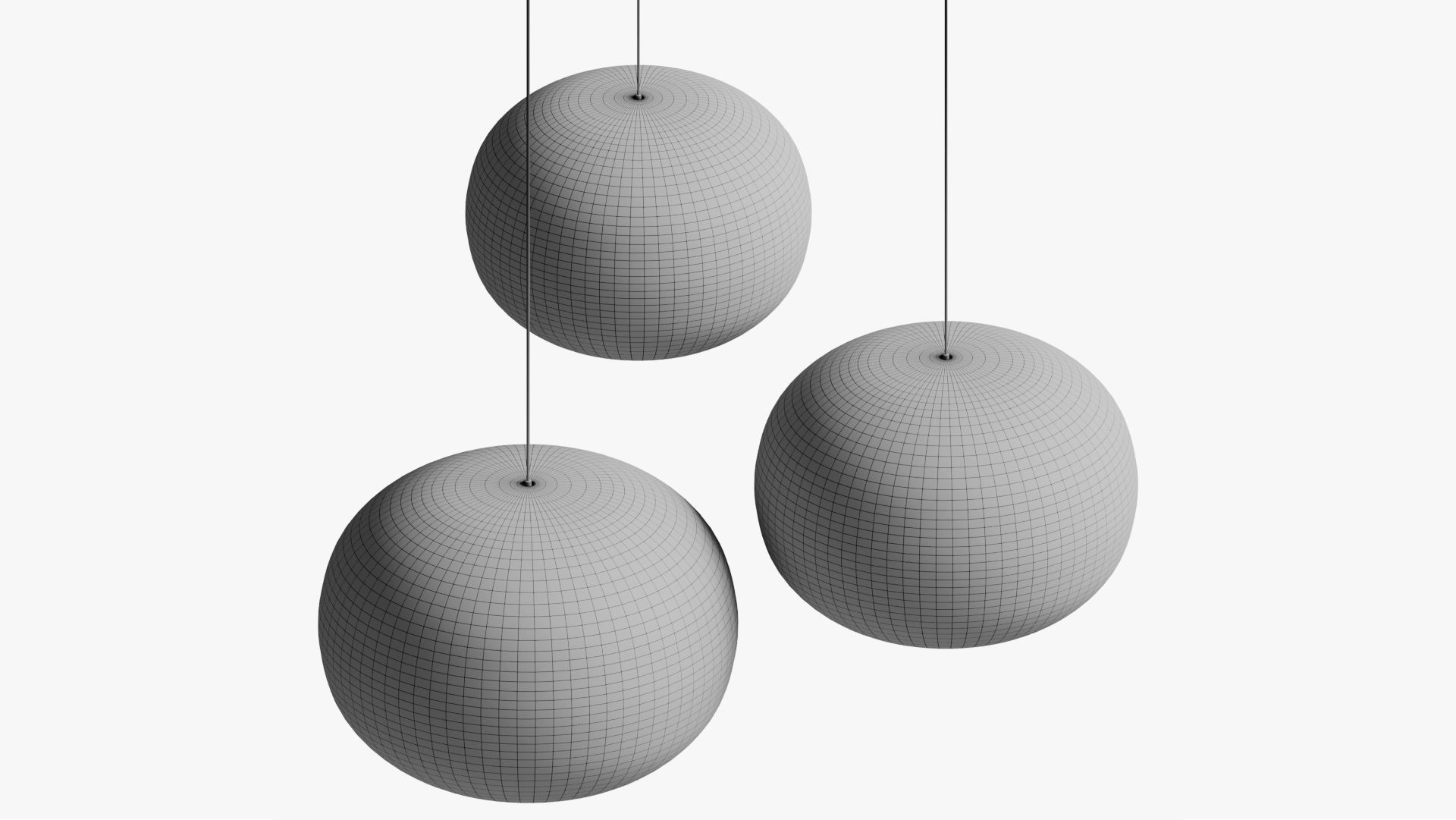 Pendant light La Mariee 3D model_5