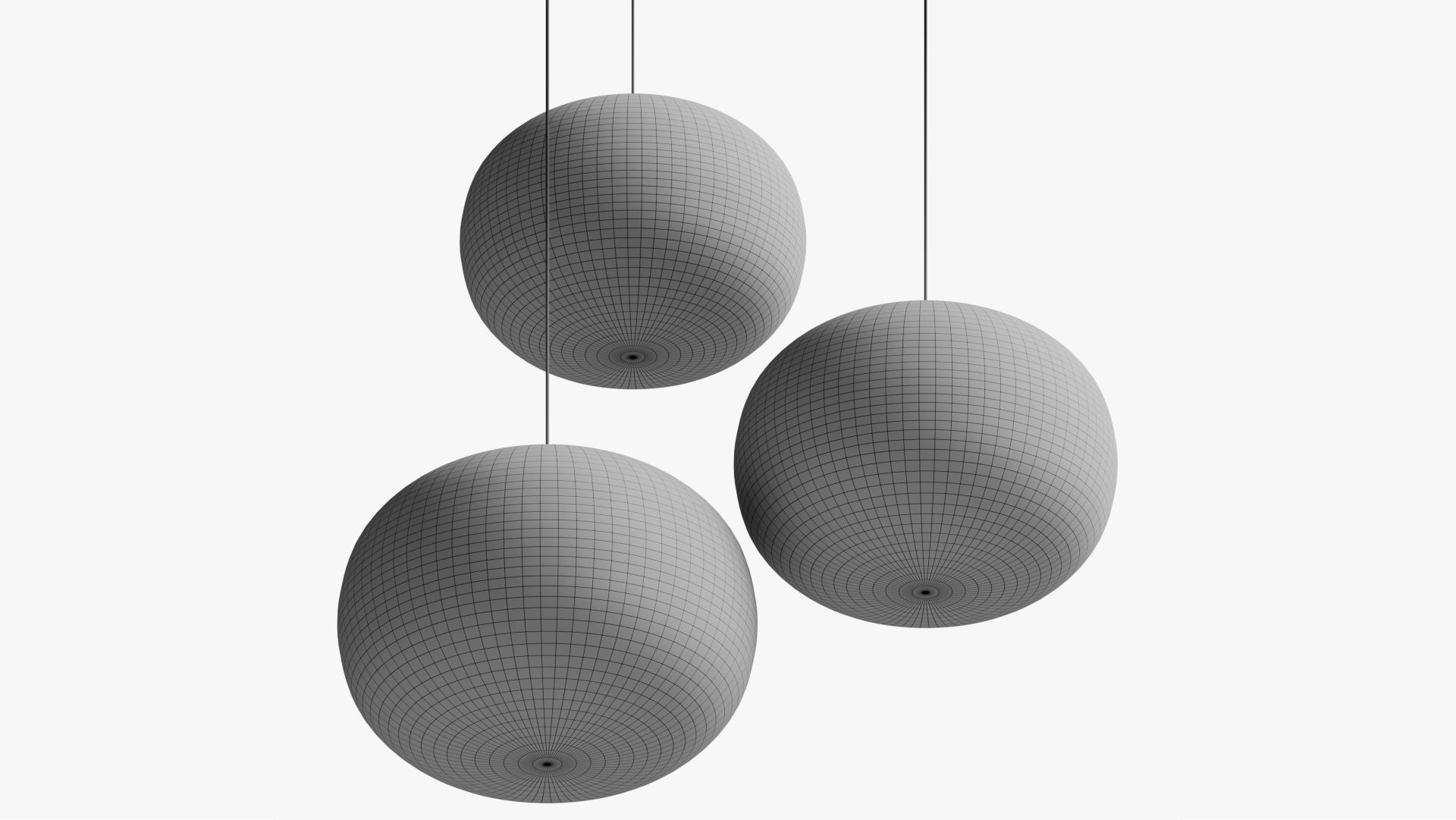 Pendant light La Mariee 3D model_6