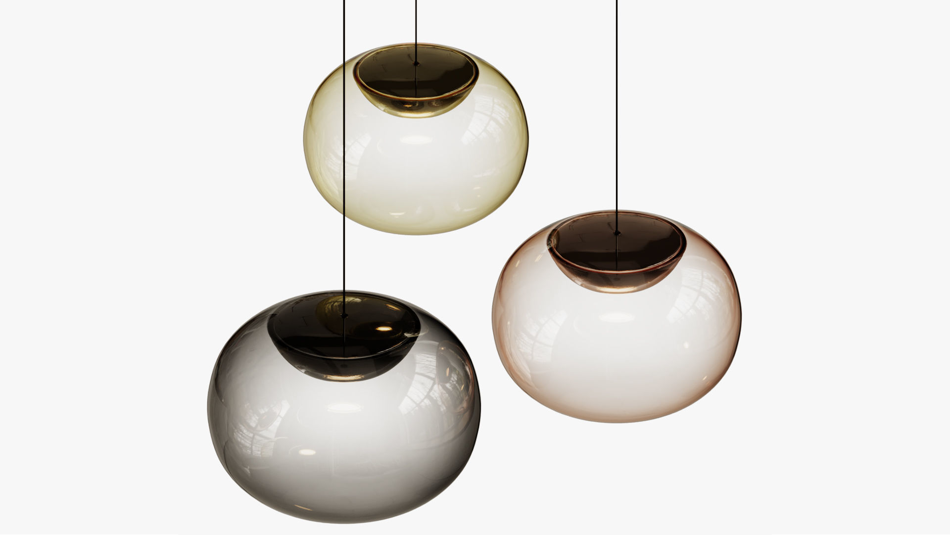 Pendant light La Mariee 3D model_1