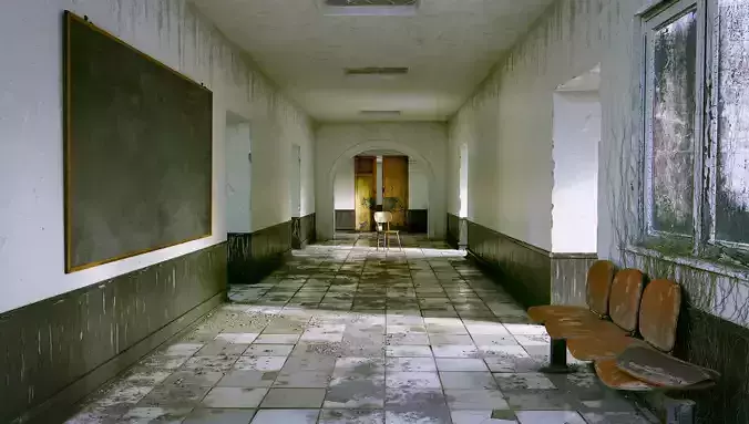 Abandoned Old Corridor