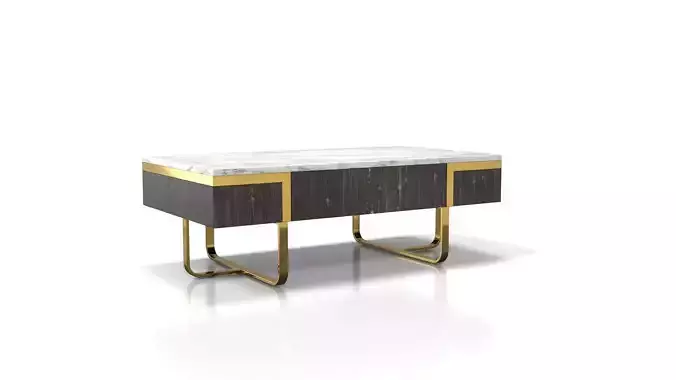 Rectangular Coffee Table Dark