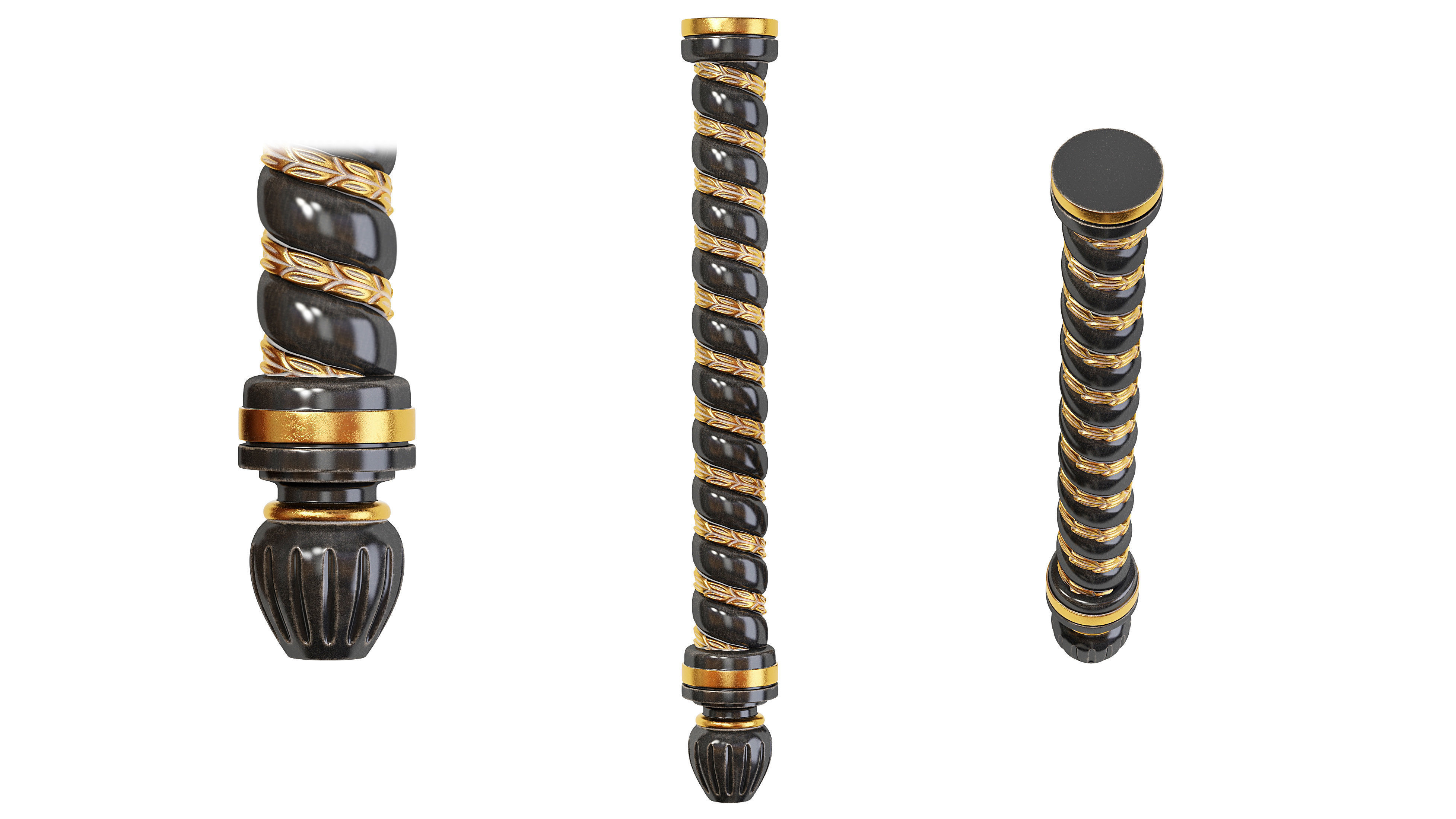 Classic leg 071 3D model_1