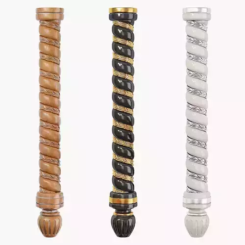 Classic leg 071 3D model