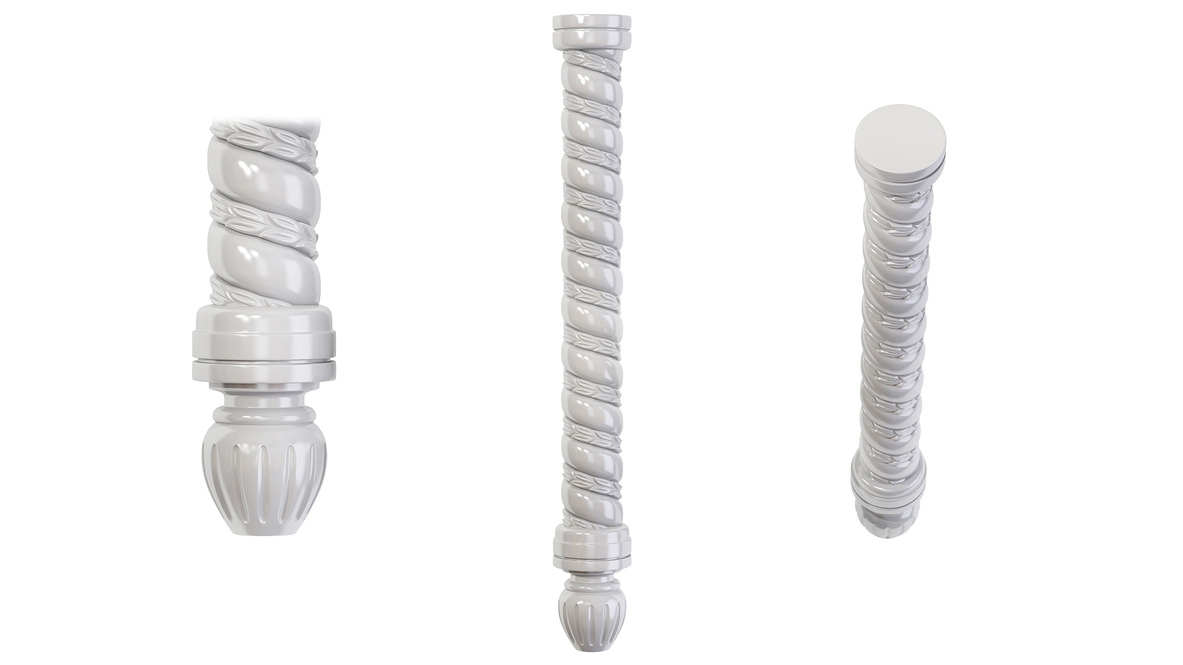 Classic leg 071 3D model_5