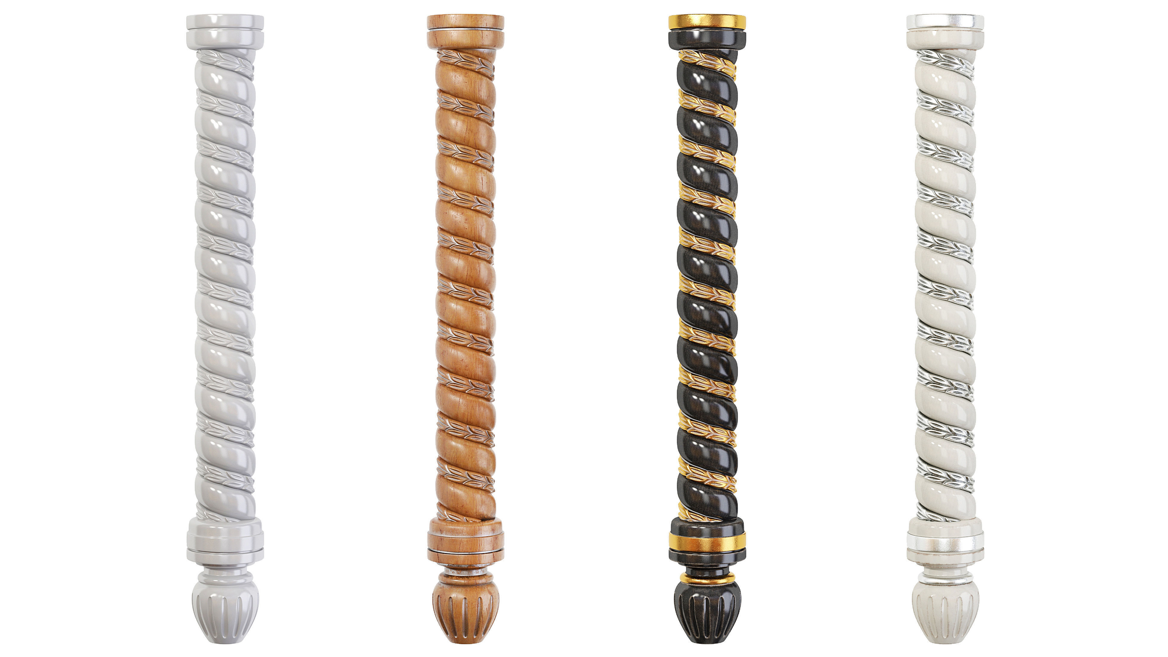 Classic leg 071 3D model_4