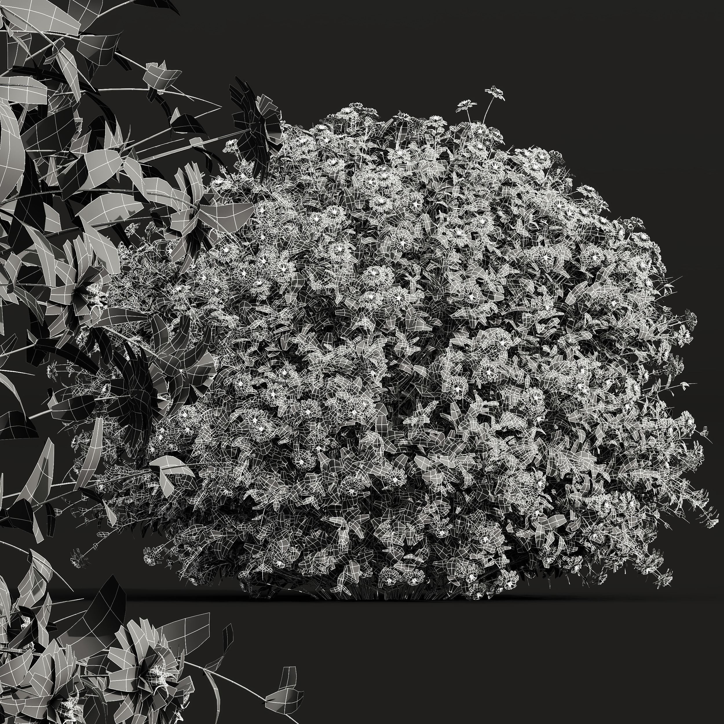 6 Different SETS of Box Bush SET VOL38 3D Model Collection_24