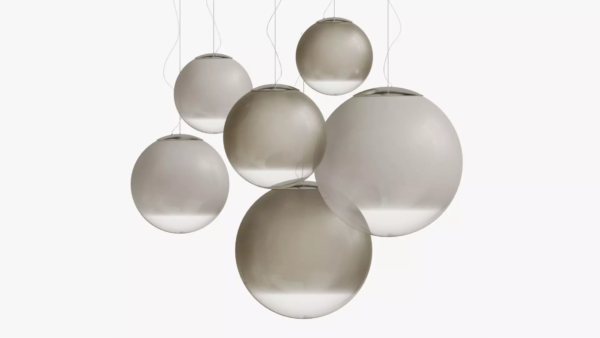 Pendant Light Smoke 3 3D model_0