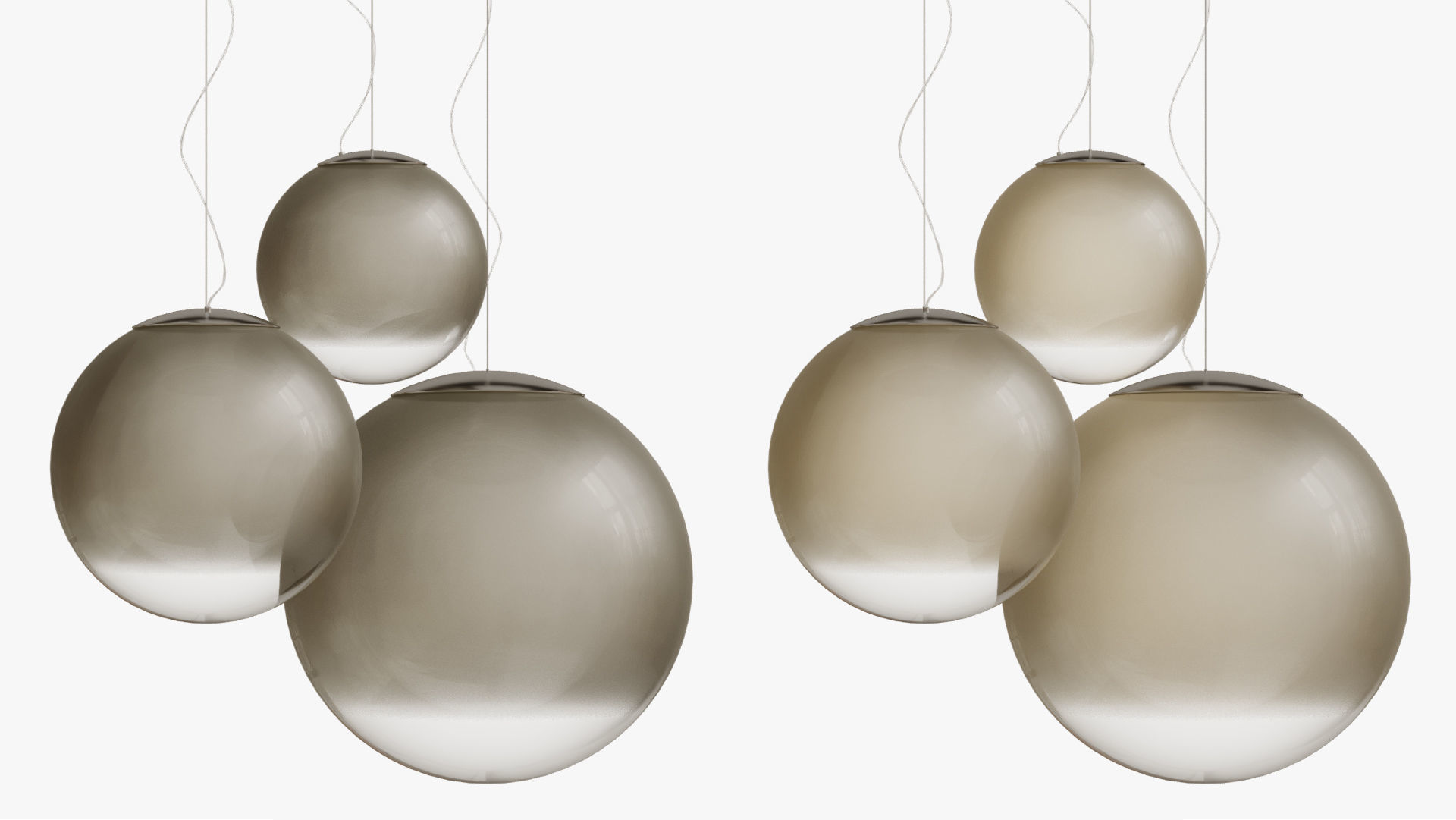 Pendant Light Smoke 3 3D model_2