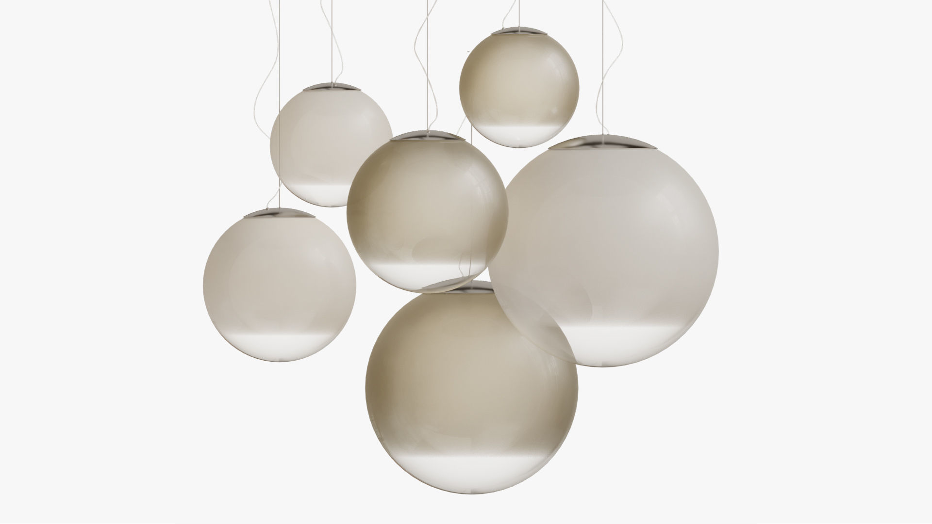 Pendant Light Smoke 3 3D model_1