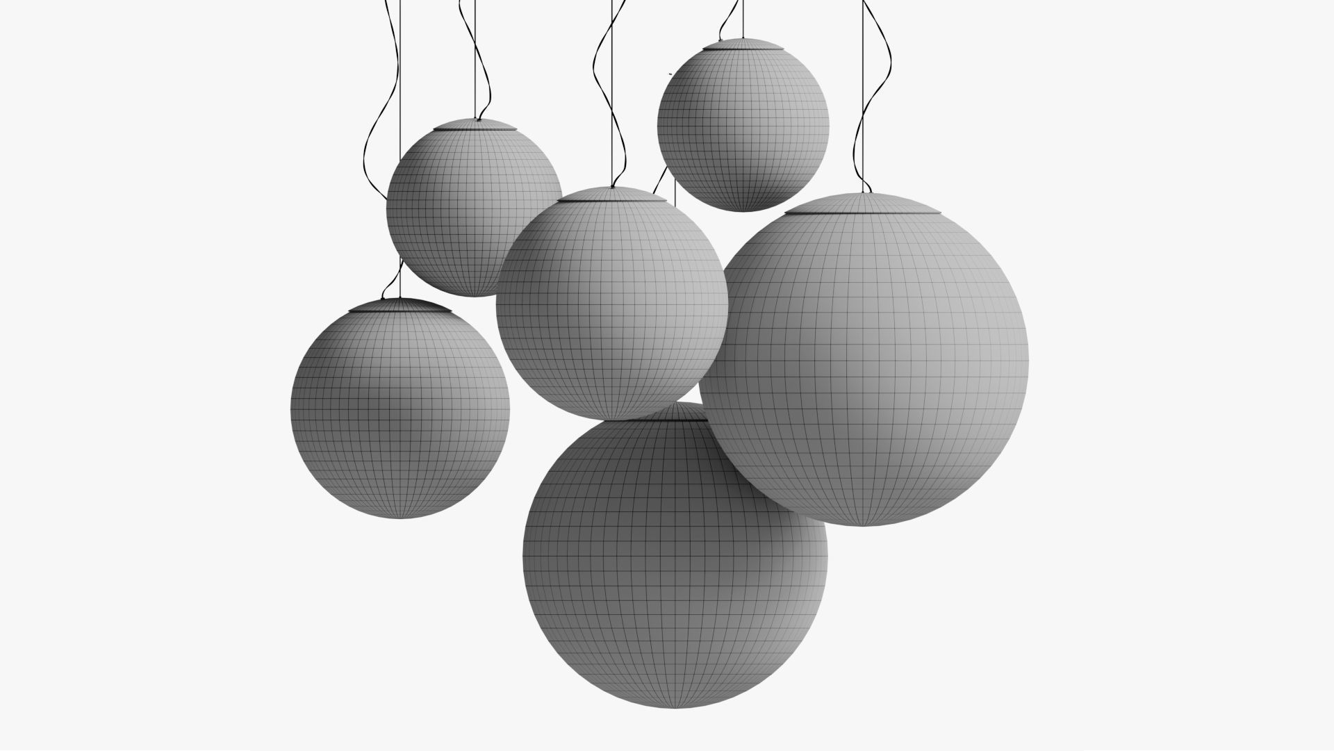 Pendant Light Smoke 3 3D model_5