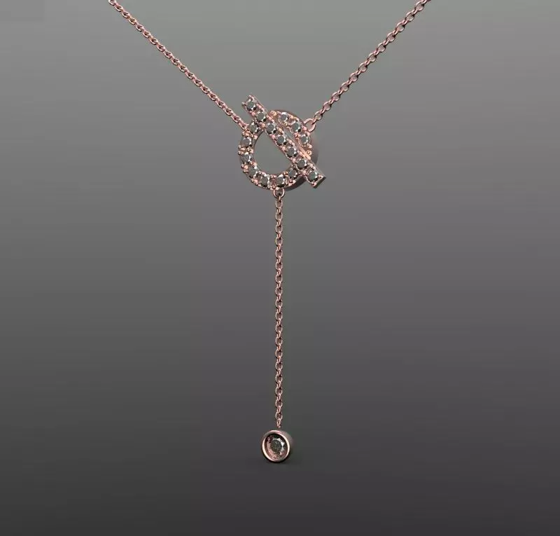 Hermes Finesse Necklace 3D print model