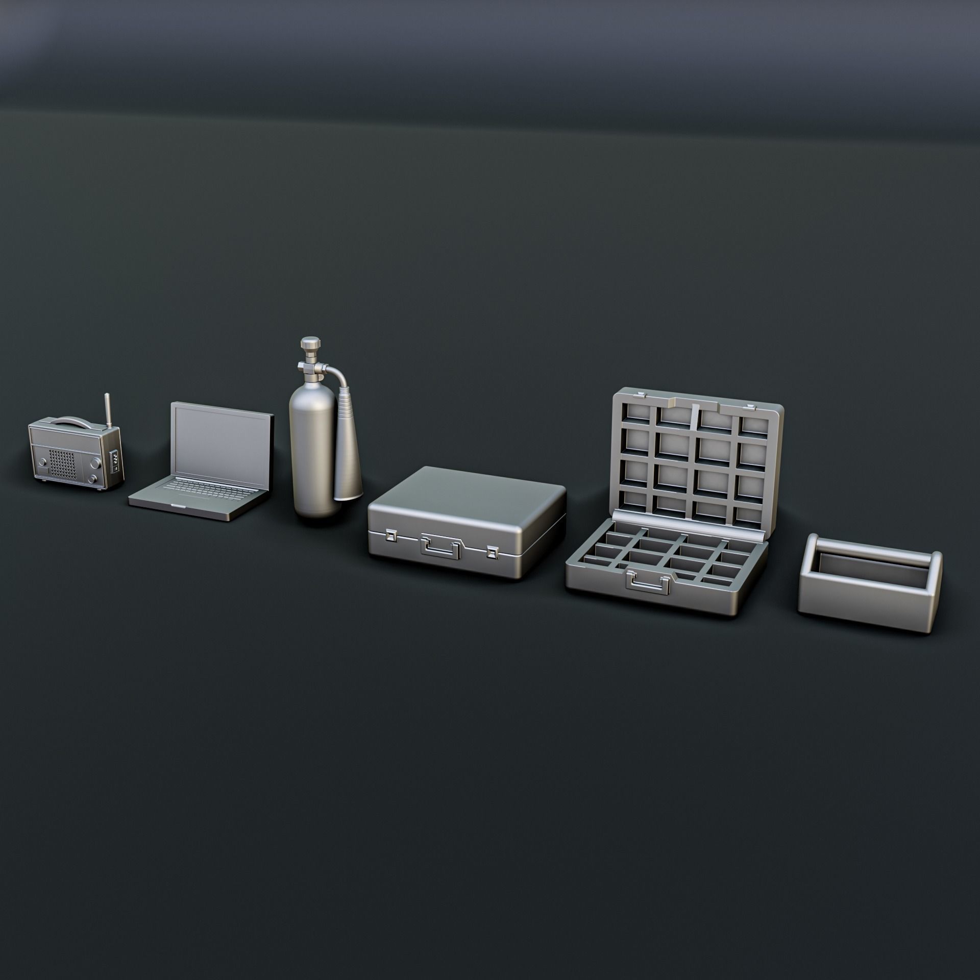 Car Mechanic Diorama Pack 3D print model_7