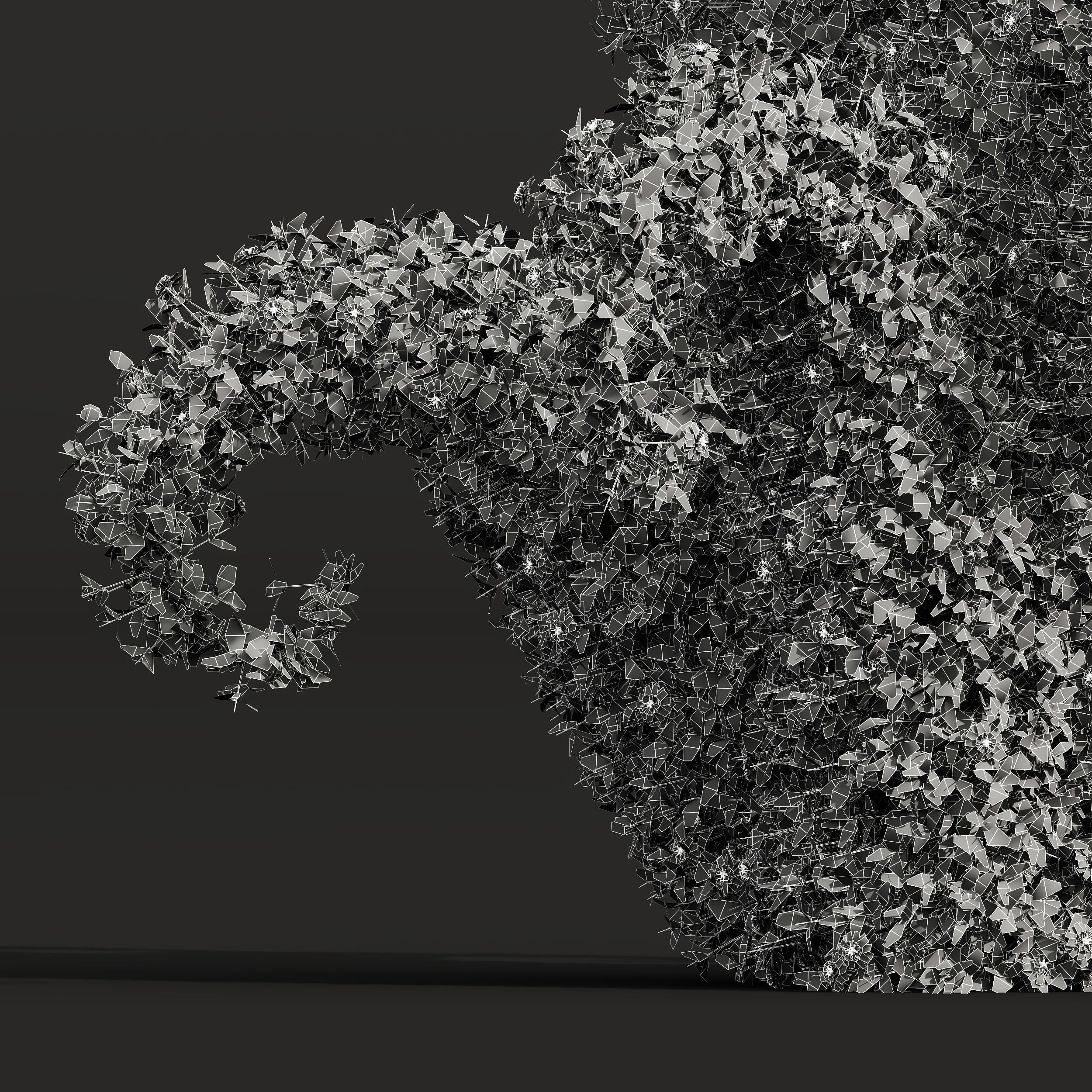 6 Different SETS of Bush SET VOL39 3D Model Collection_31