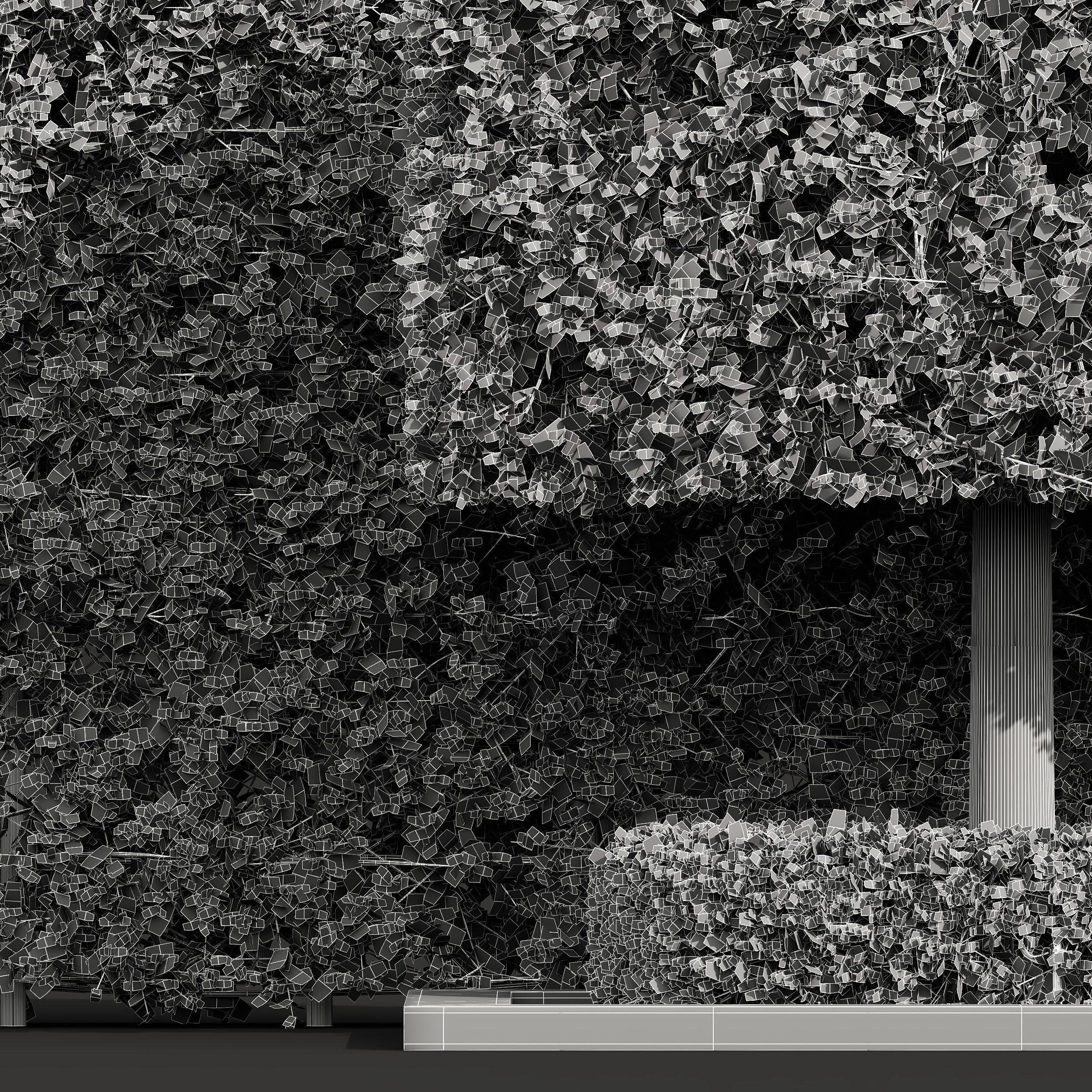 6 Different SETS of Bush SET VOL39 3D Model Collection_37