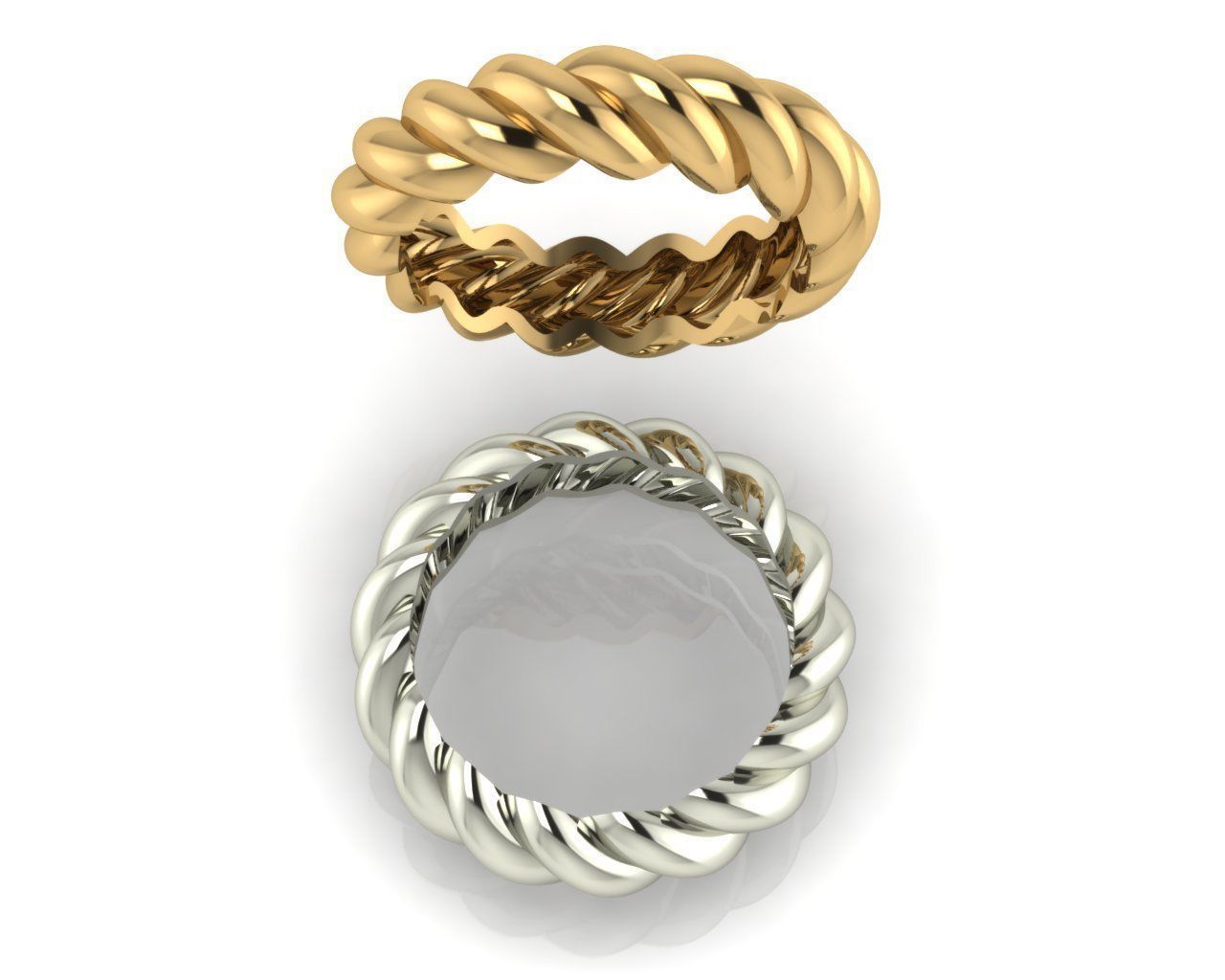 Rope ring  3D print model_2