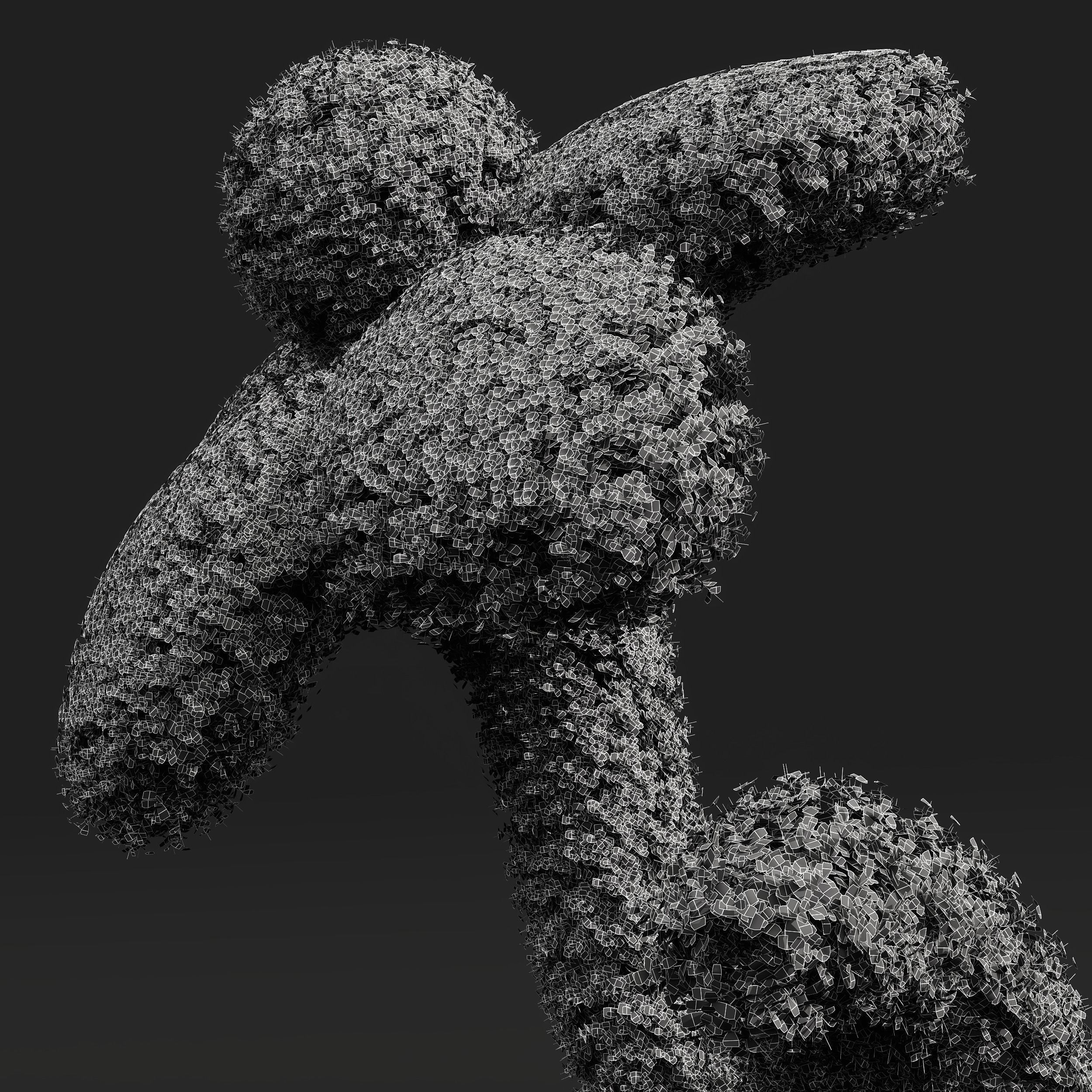 6 Different SETS of Decorative Plant SET VOL41 3D Model Collection_24