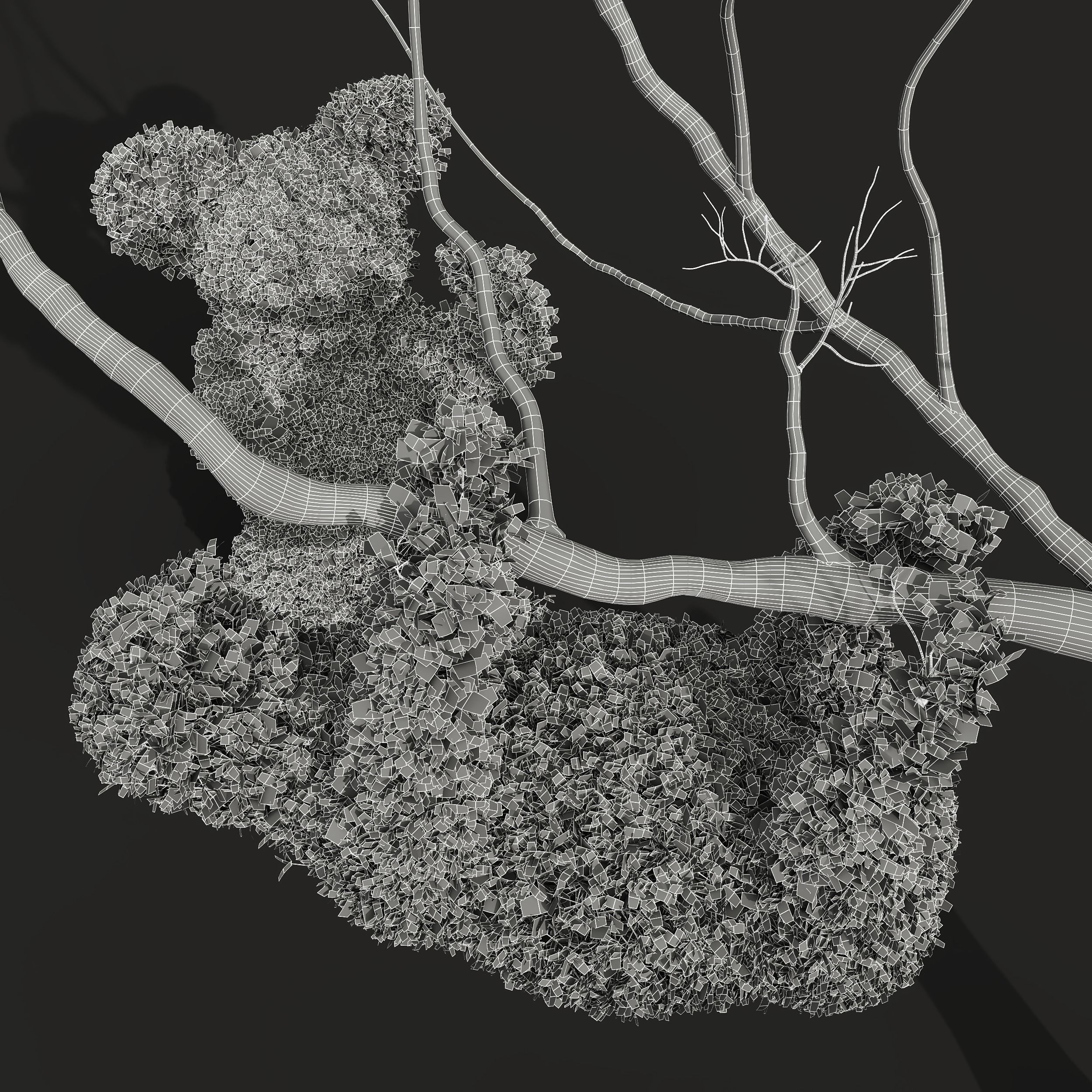 6 Different SETS of Decorative Plant SET VOL41 3D Model Collection_23