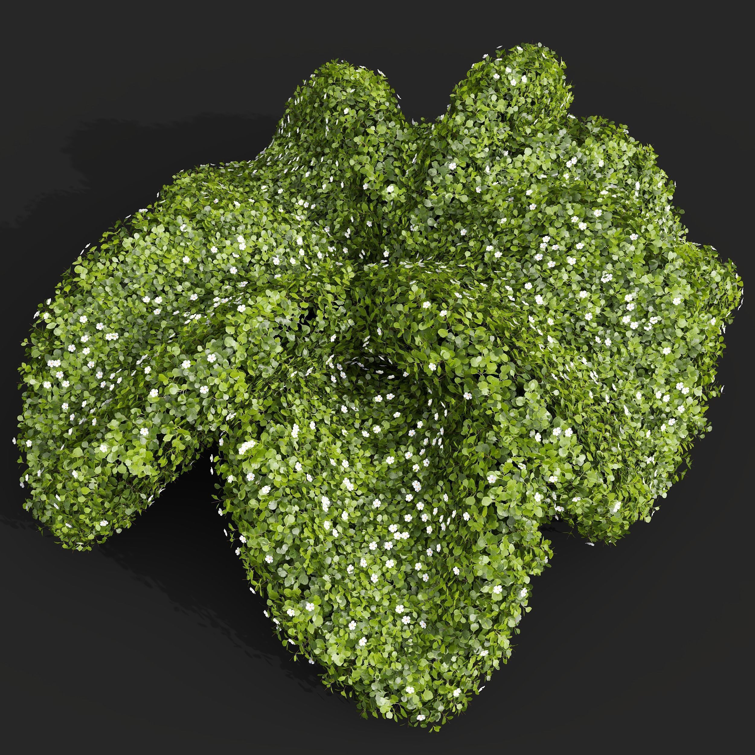 6 Different SETS of Decorative Plant SET VOL41 3D Model Collection_7