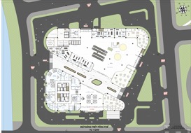 commercial center combined with office buildings 3D model_7