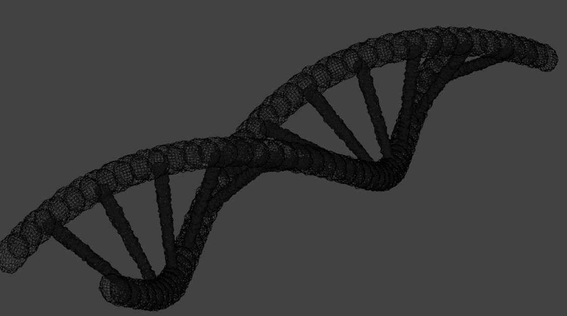 Professional realistic DNA Fragment 3D model free 3D model | CGTrader