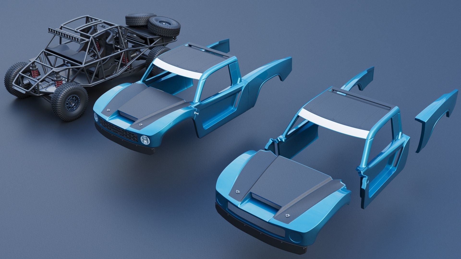 Hoonigan Trophy Truck 3D print model_16