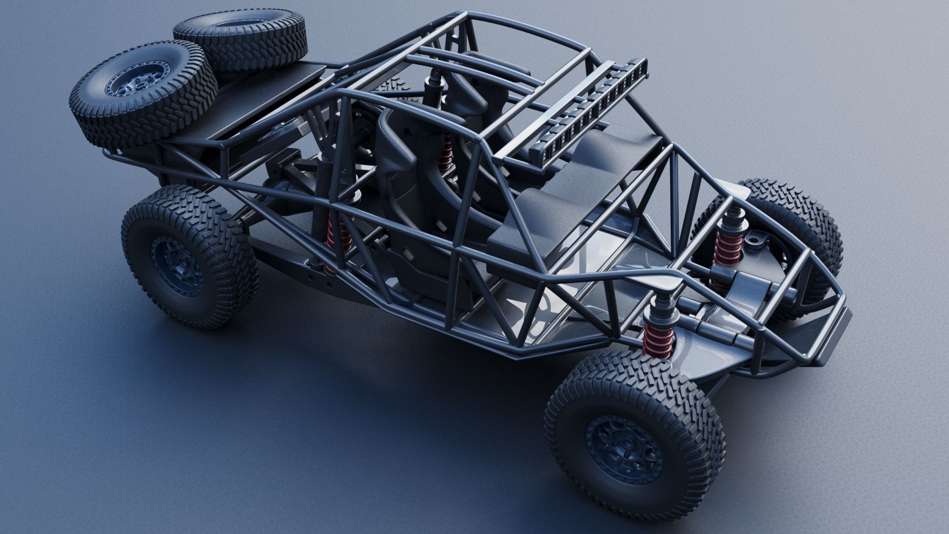 Hoonigan Trophy Truck 3D print model_15