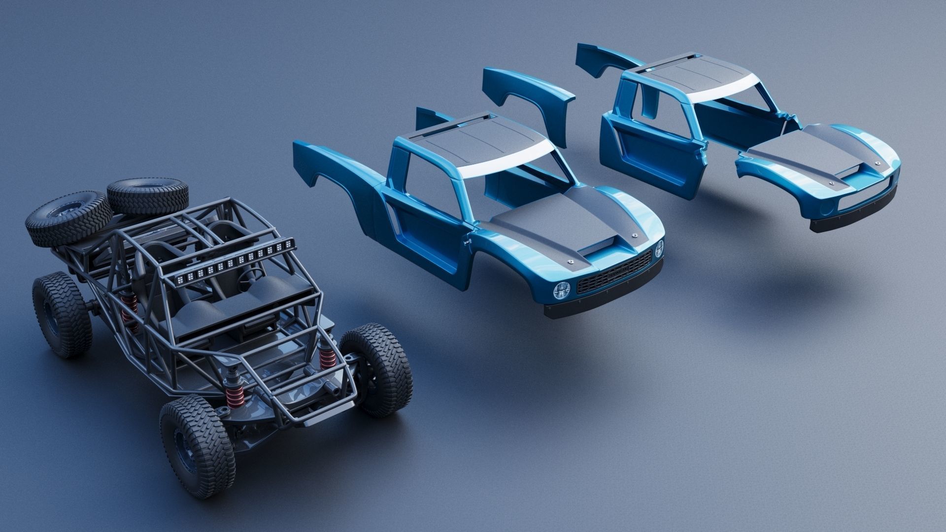 Hoonigan Trophy Truck 3D print model_20