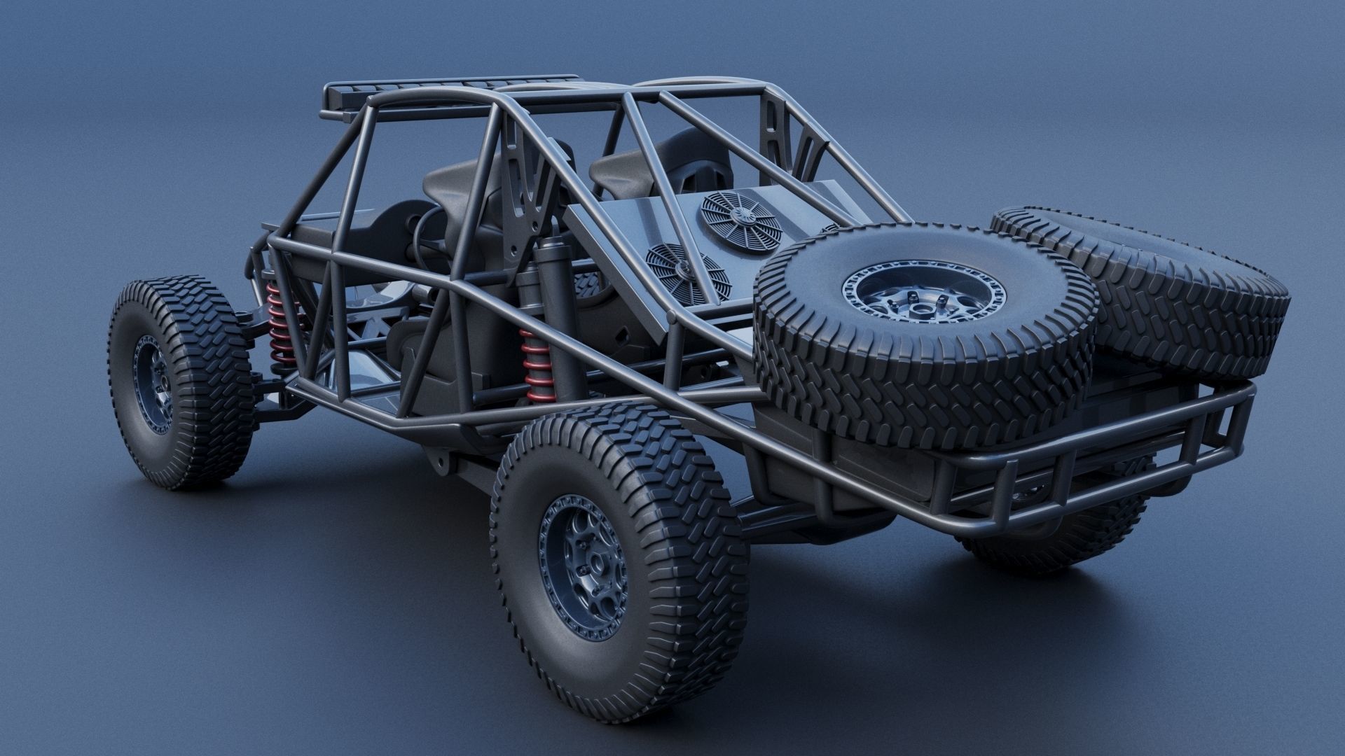 Hoonigan Trophy Truck 3D print model_13