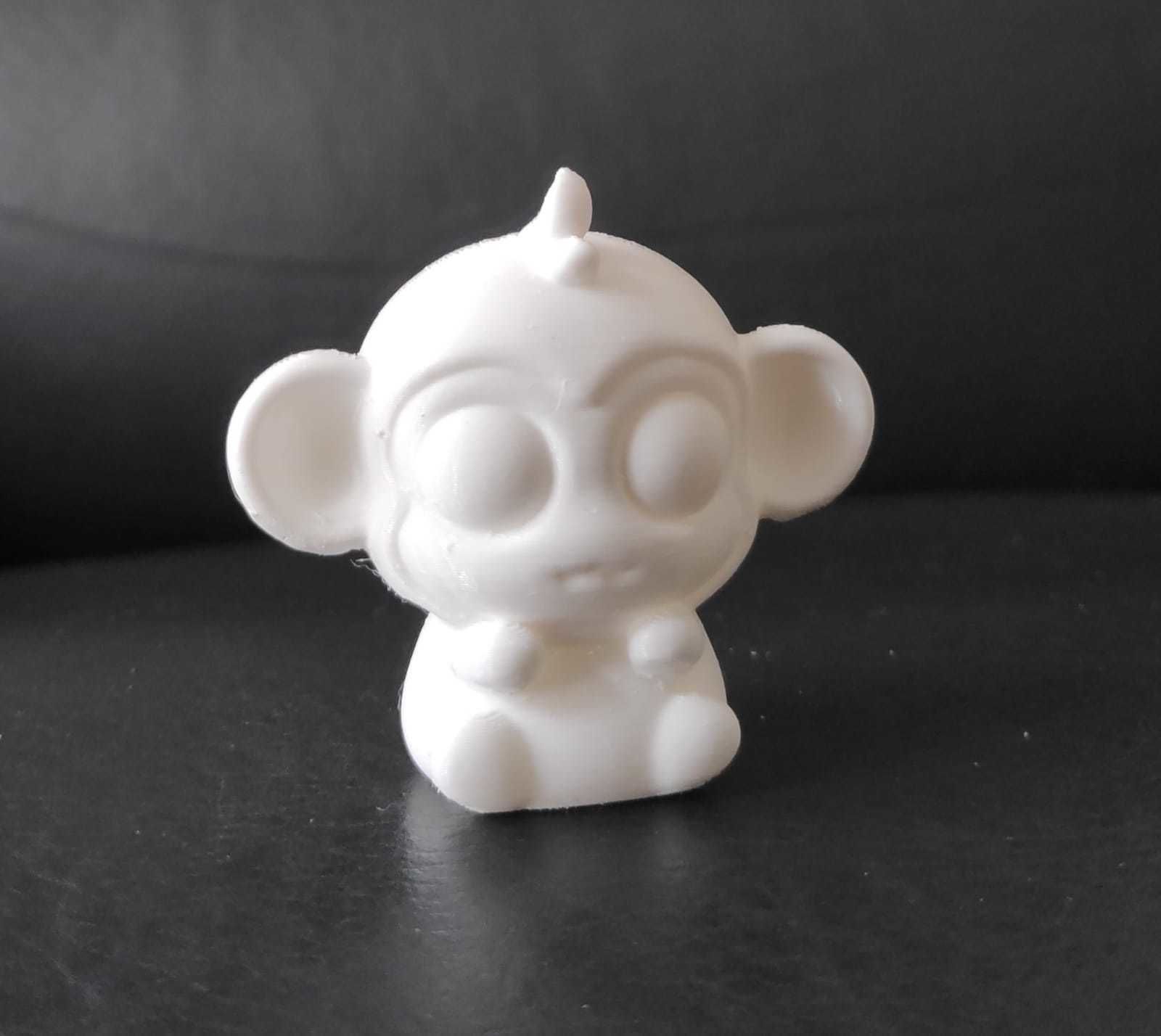 Monkey Big Eyes 3D print model_4