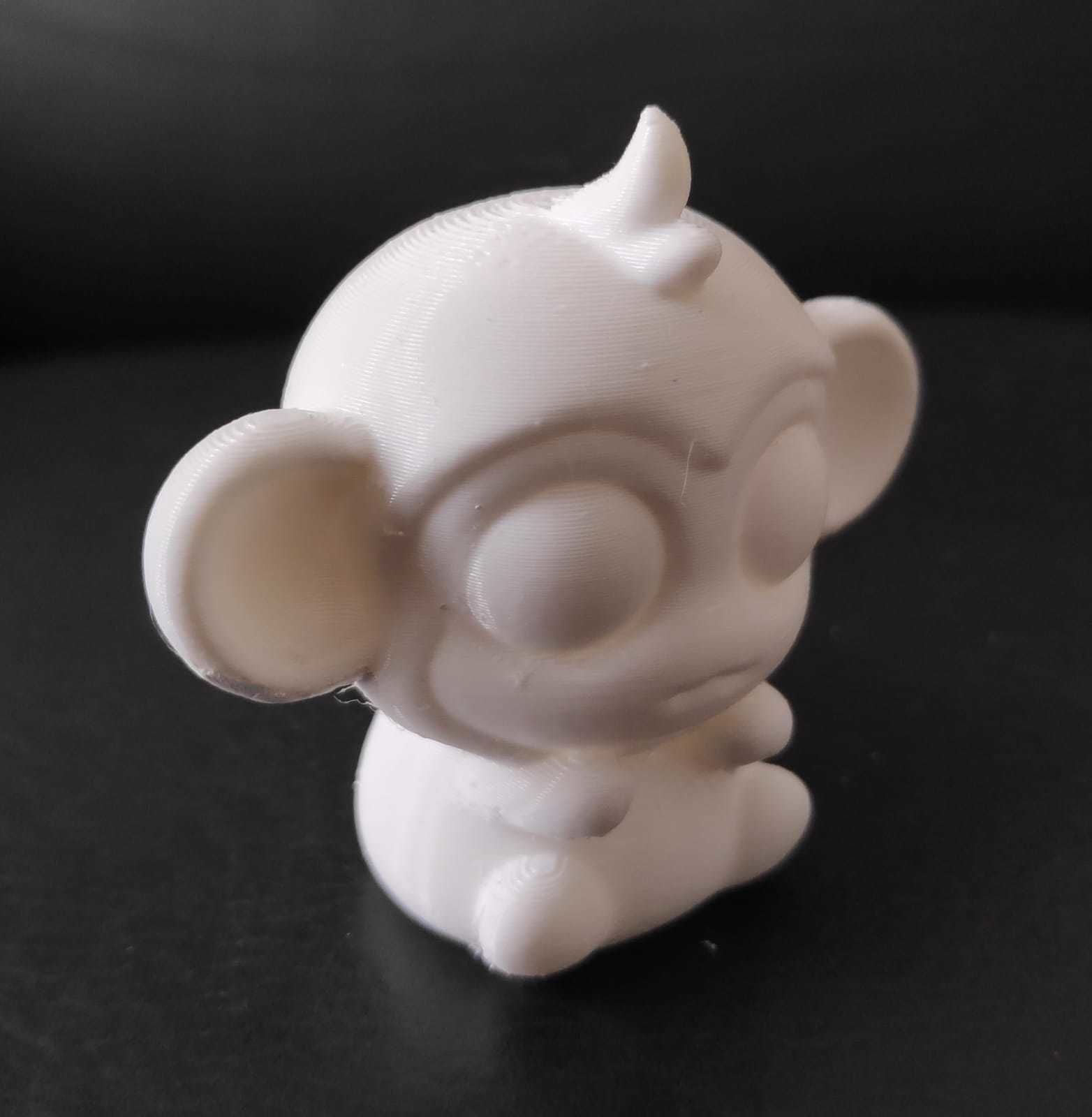 Monkey Big Eyes 3D print model_5