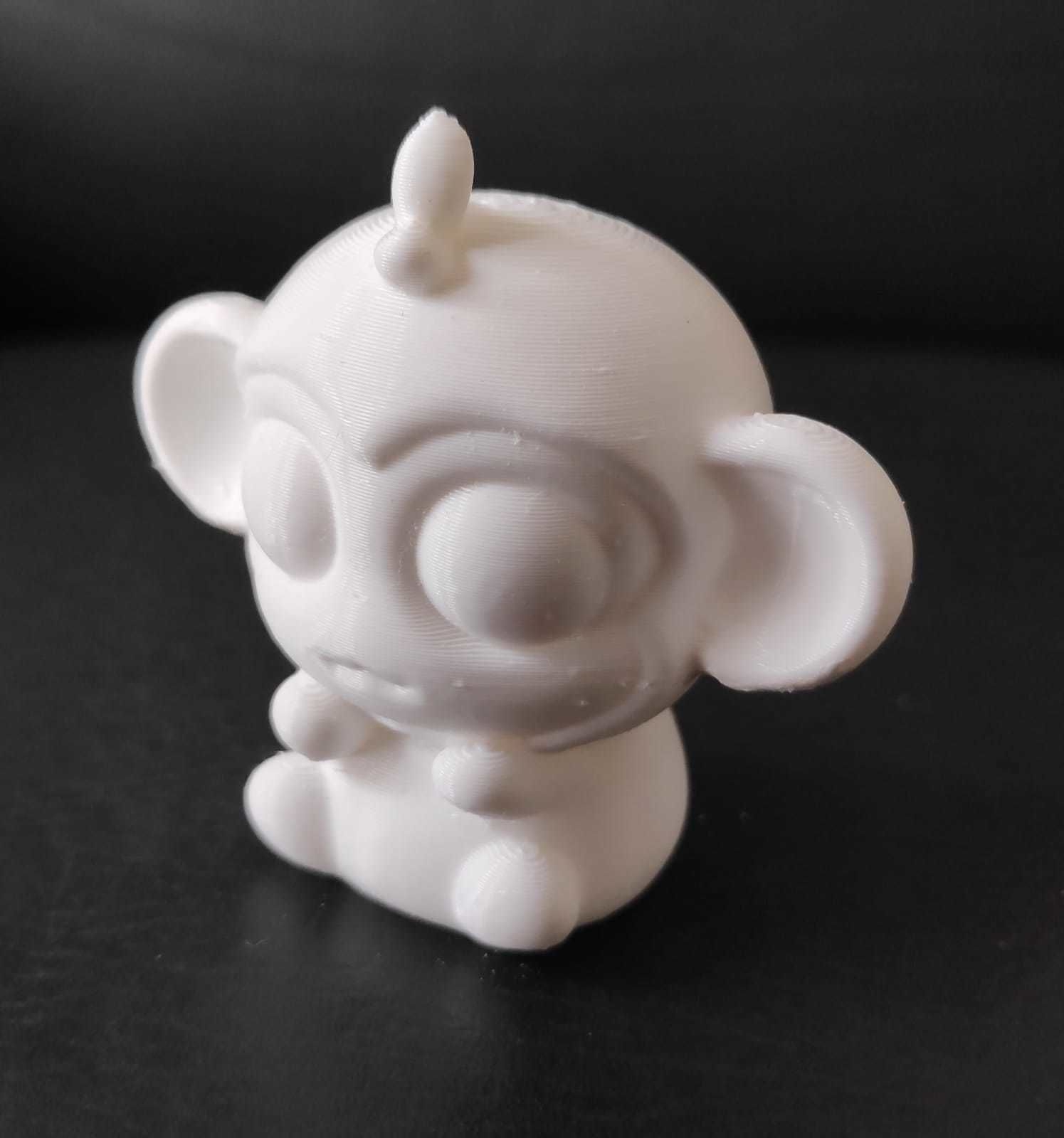 Monkey Big Eyes 3D print model_9