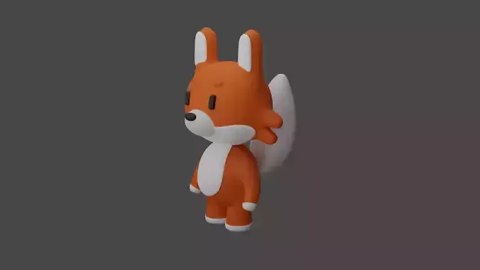 3D Fox Toy