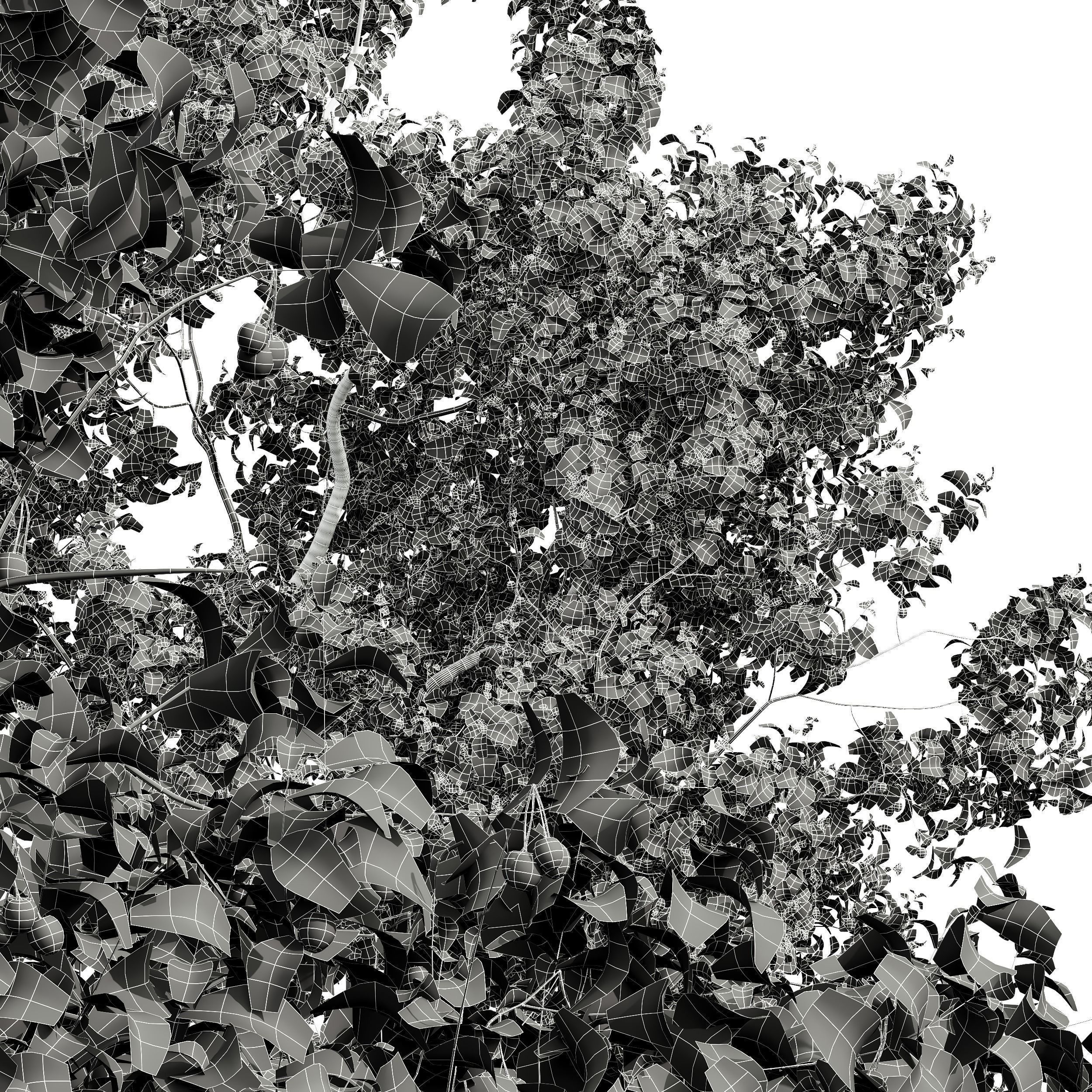 6 Different SETS of Tree SET VOL45 3D Model Collection_25