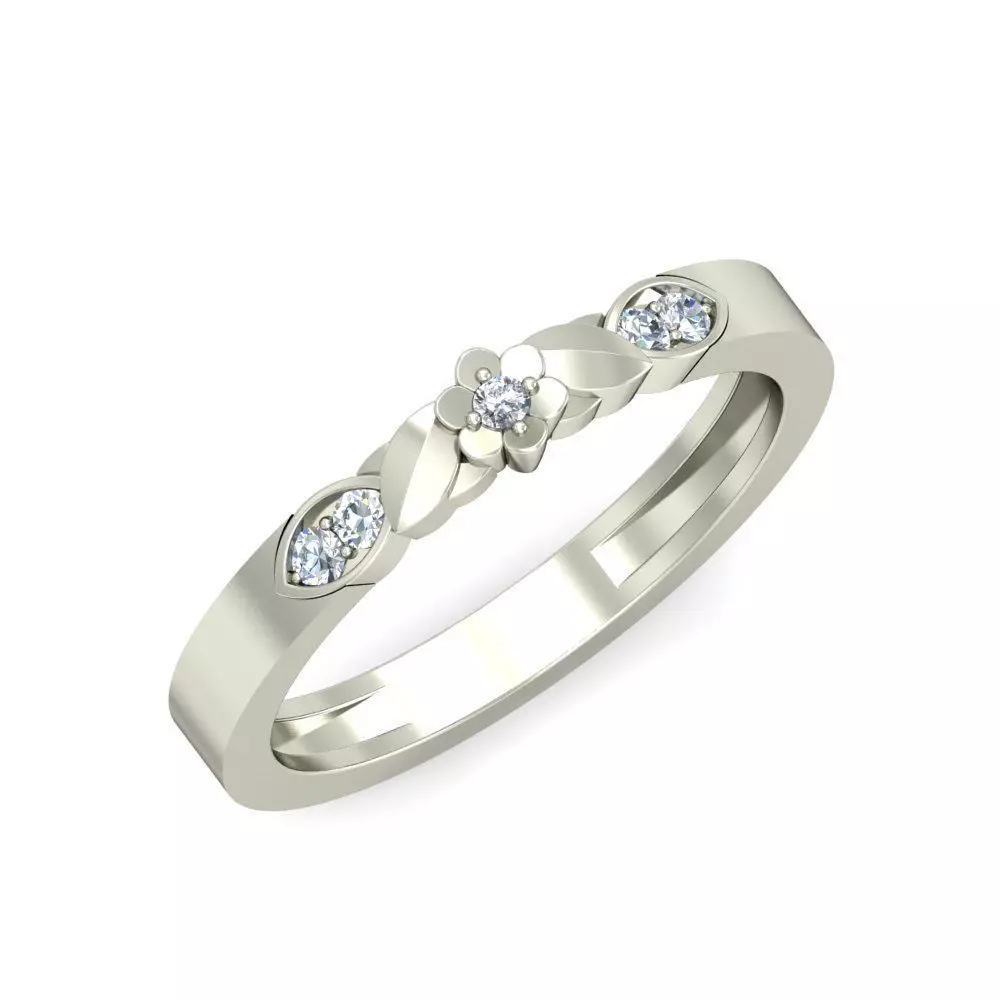  Solitaire Engagement Ring 3D print model_0