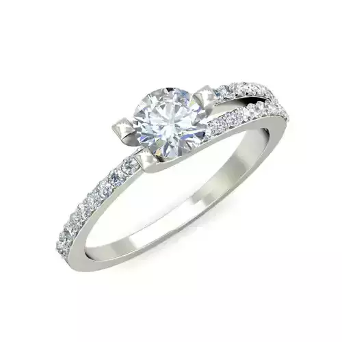  Solitaire Engagement Ring