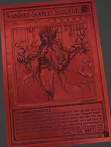 VAMPIRE SCARLET SCOURGE - YUGIOH
