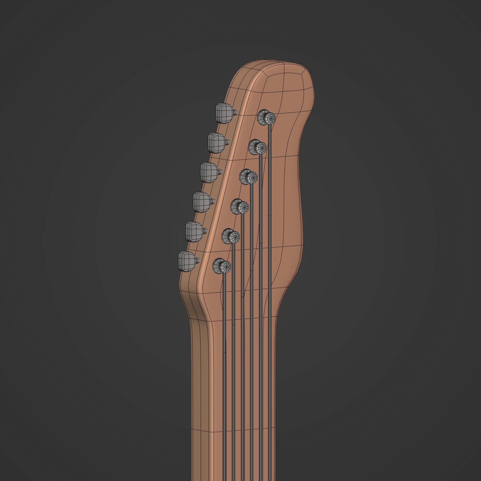 Cartoon Music Pack Low-poly 3D model_11