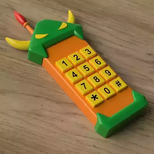 Bowser phone Item 3D print model