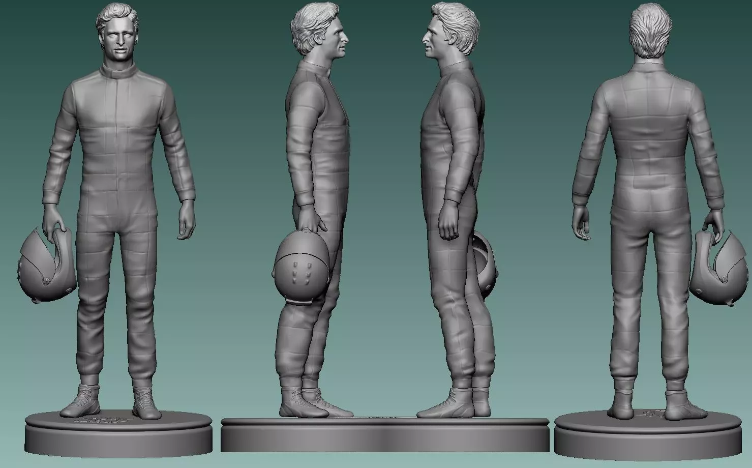 Carlos Sainz Jr 3D print model_0