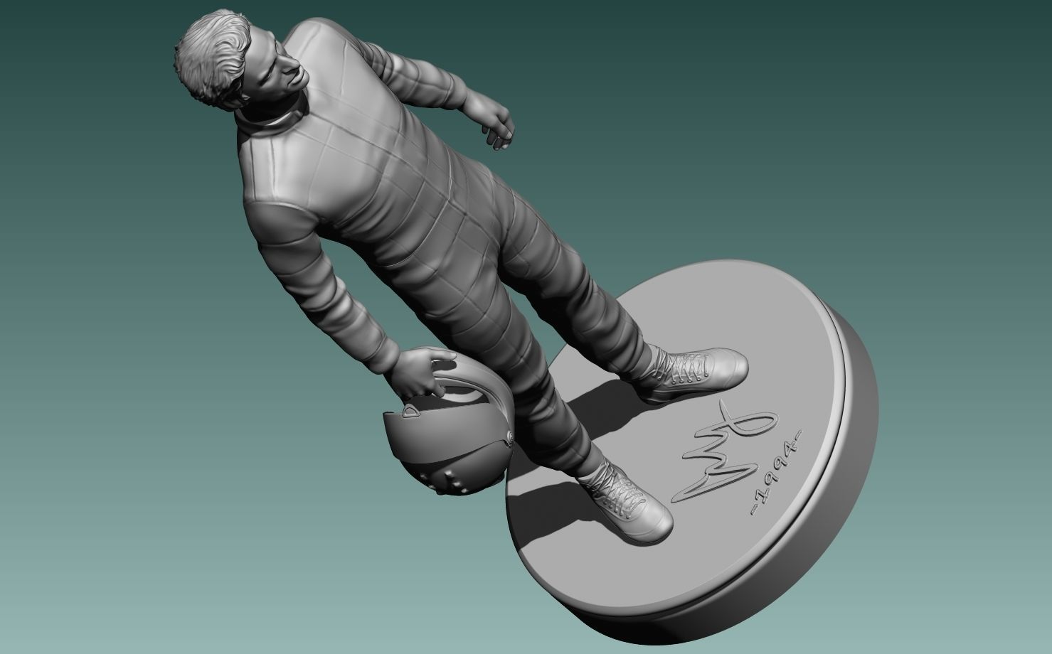 Carlos Sainz Jr 3D print model_2