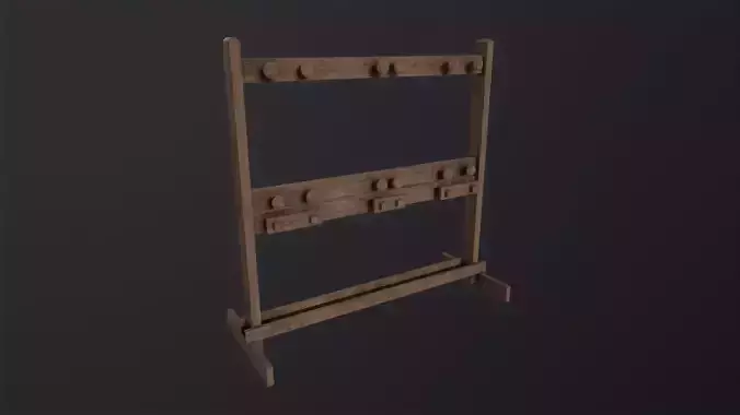 Weapon Rack 3D Model