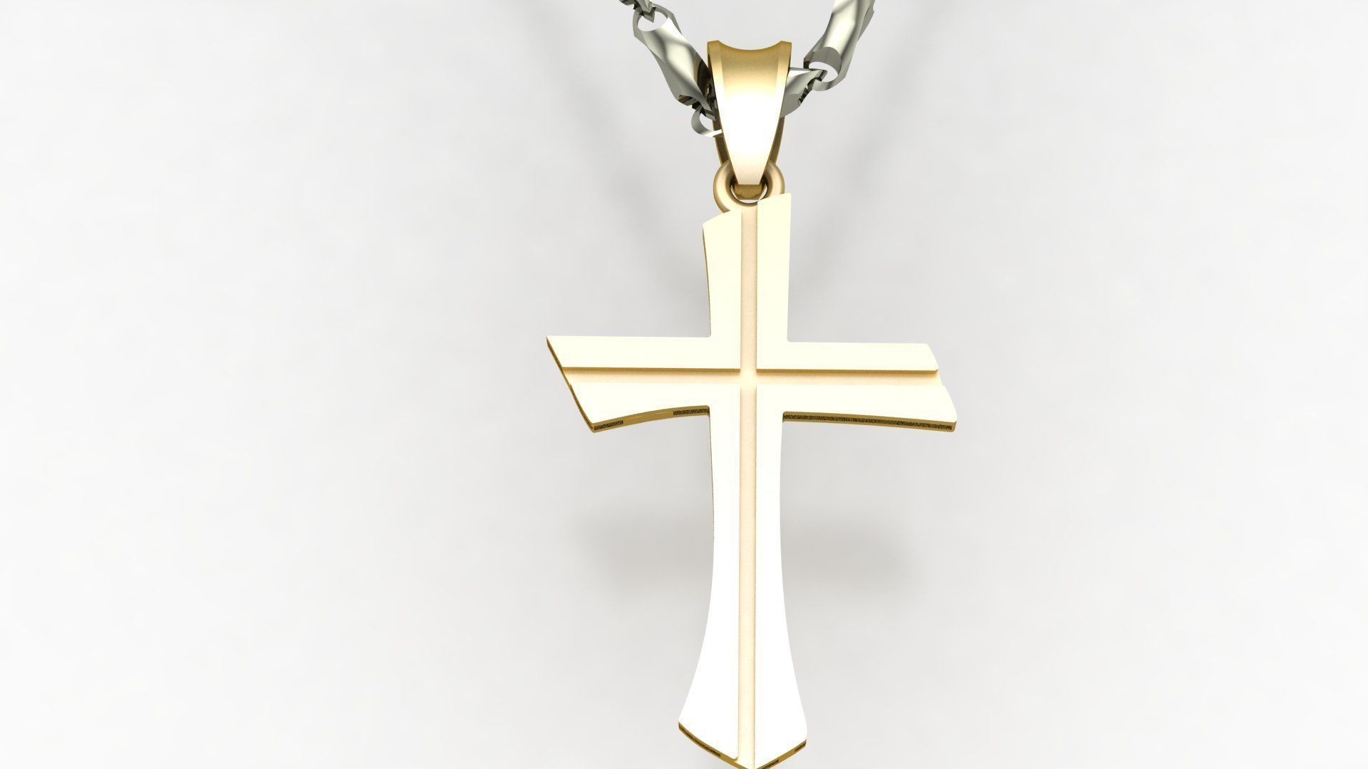 Jesus Cross D34 3D print model_3