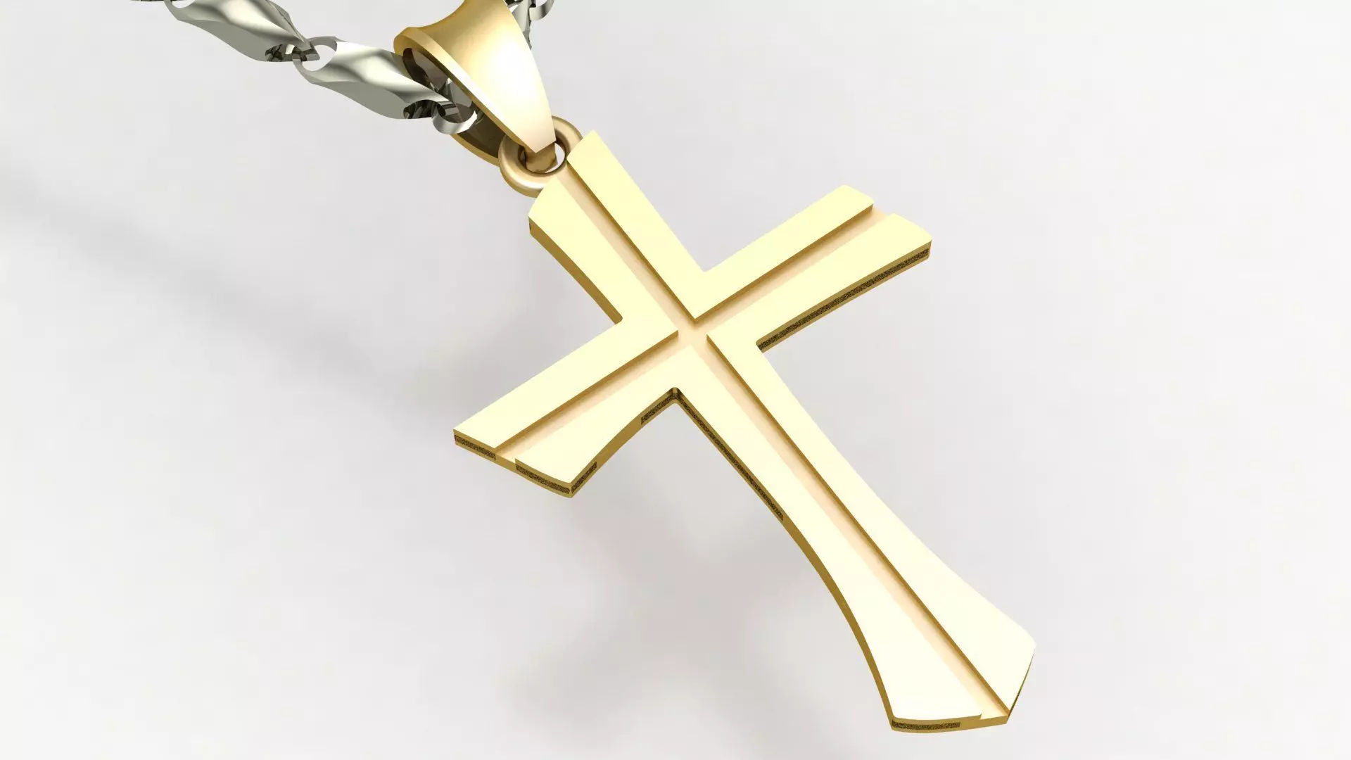 Jesus Cross D34 3D print model_0