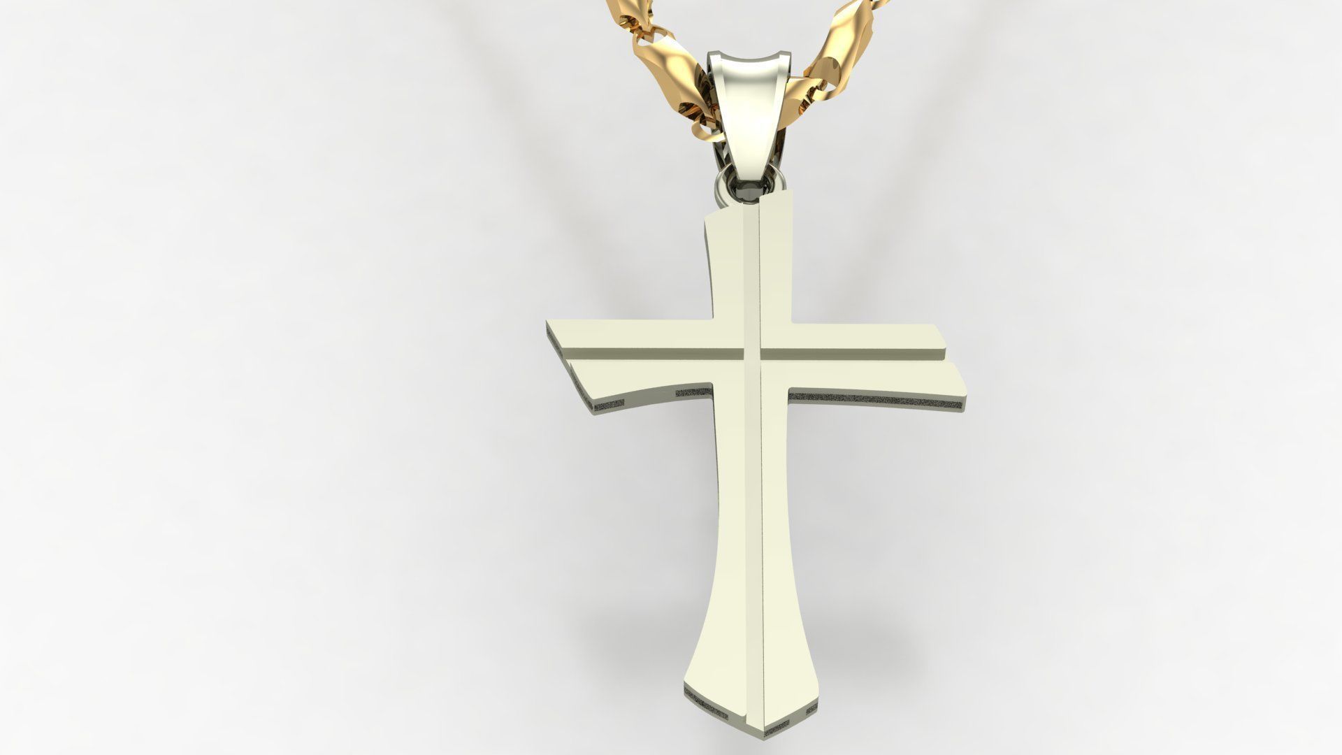 Jesus Cross D34 3D print model_7