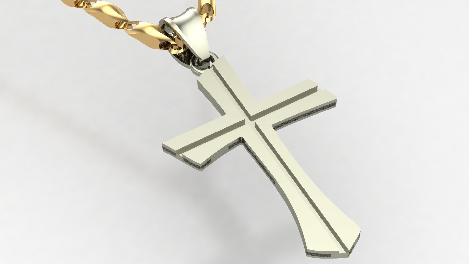 Jesus Cross D34 3D print model_6