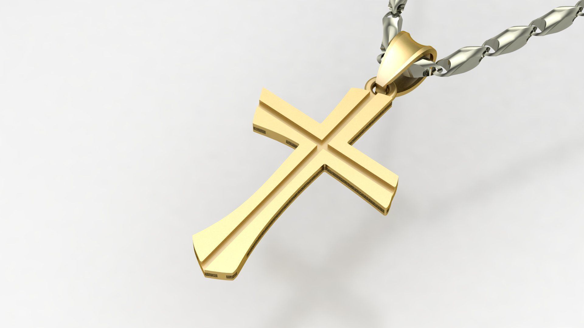 Jesus Cross D34 3D print model_4