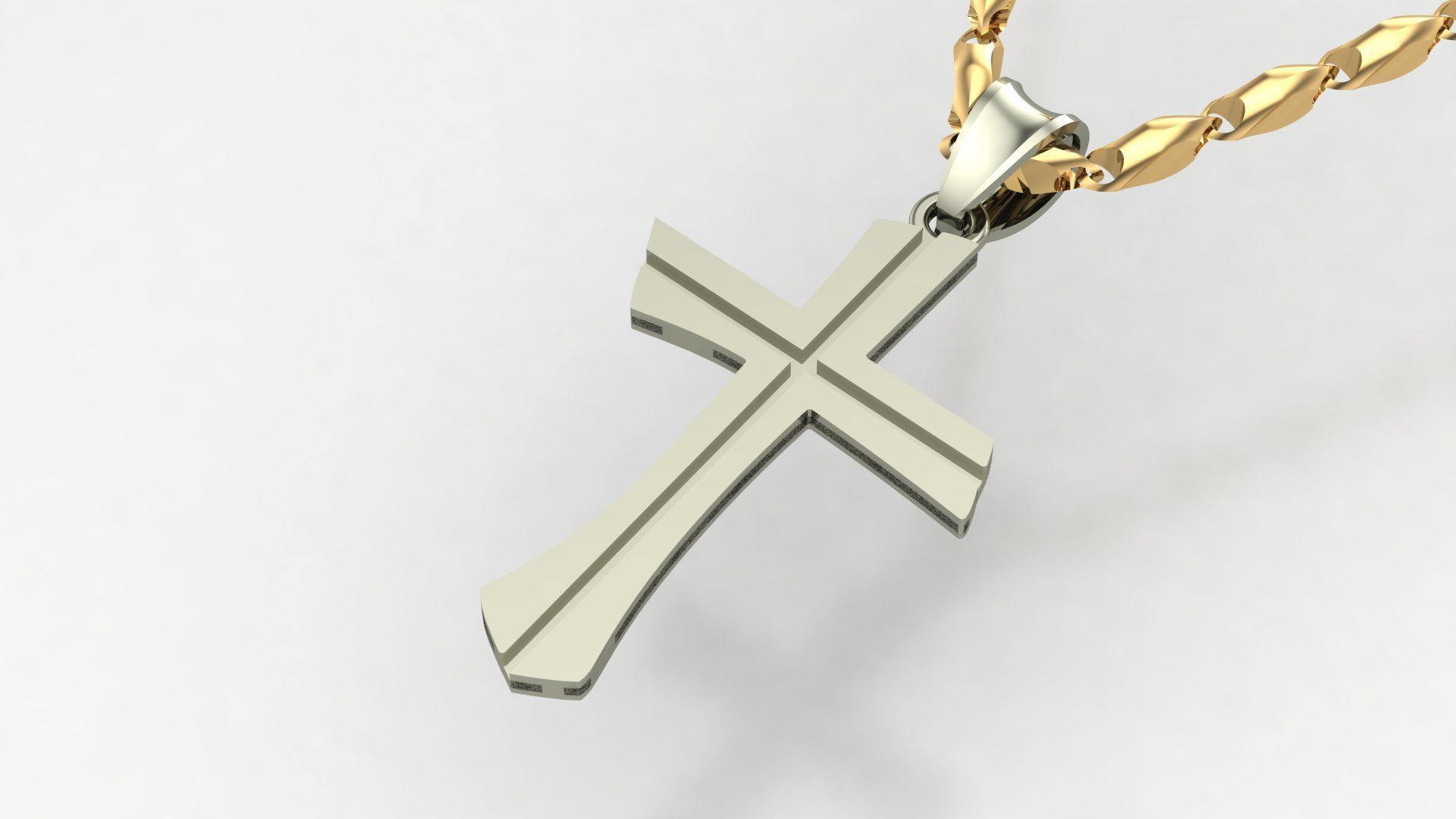 Jesus Cross D34 3D print model_5