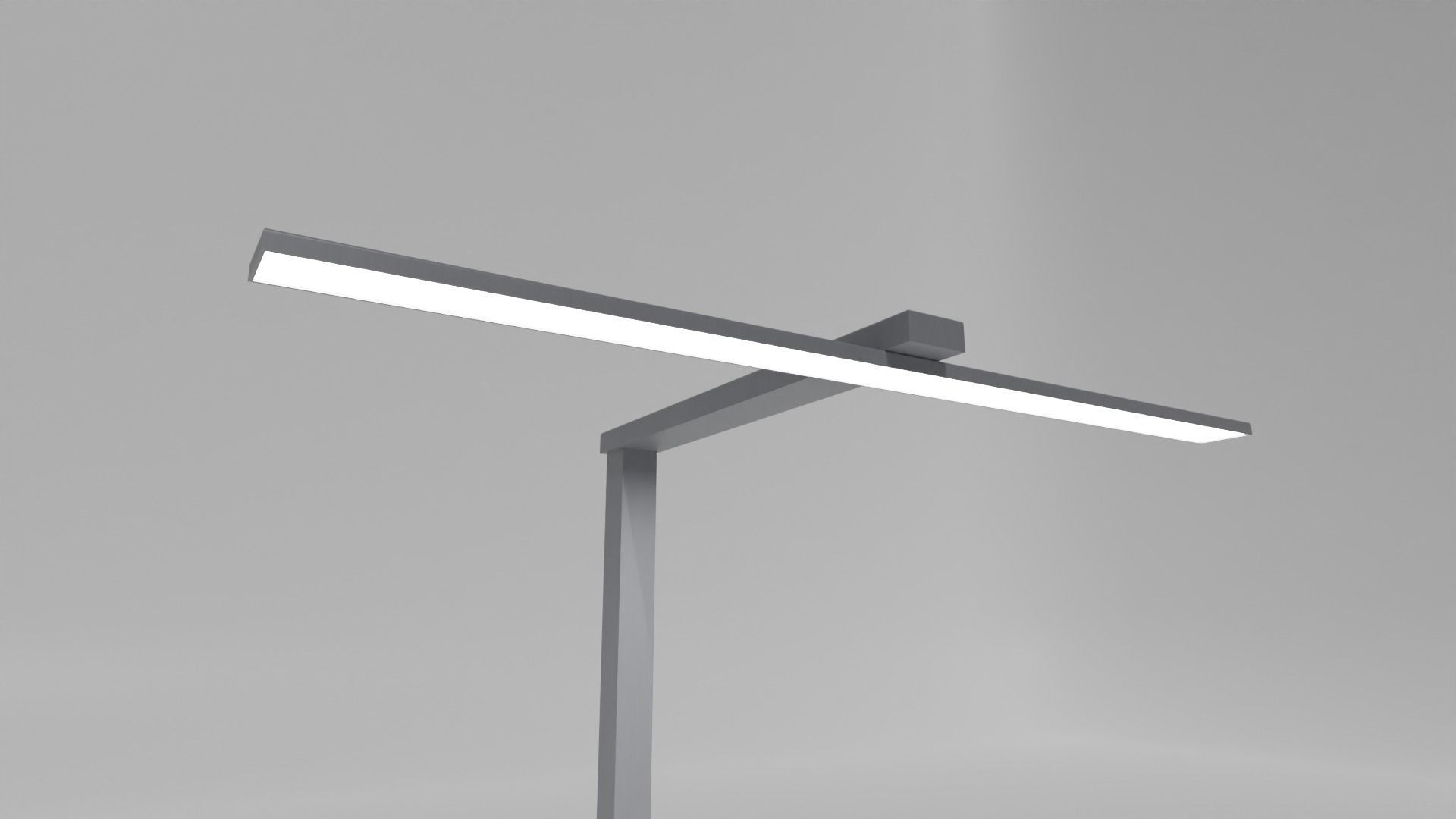 Low-poly Modern Street Light  Free low-poly 3D model_4