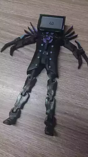 SKIBIDI TOILET - TVMAN TITAN ARTICULADO 3D print model