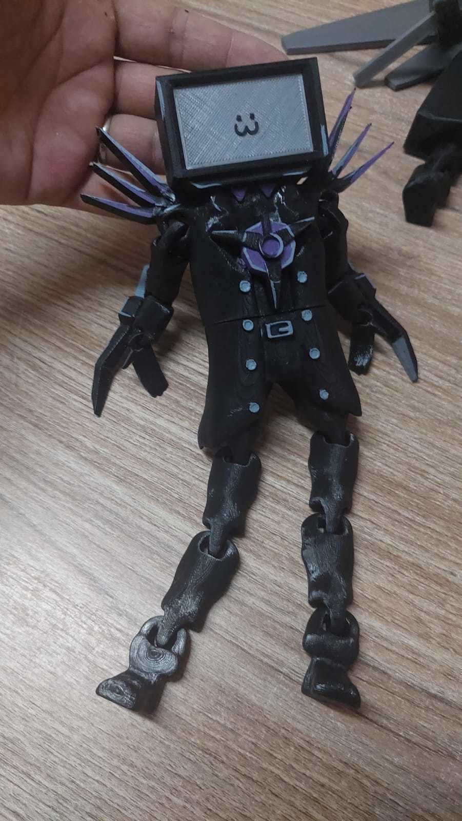 SKIBIDI TOILET - TVMAN TITAN ARTICULADO 3D print model_3